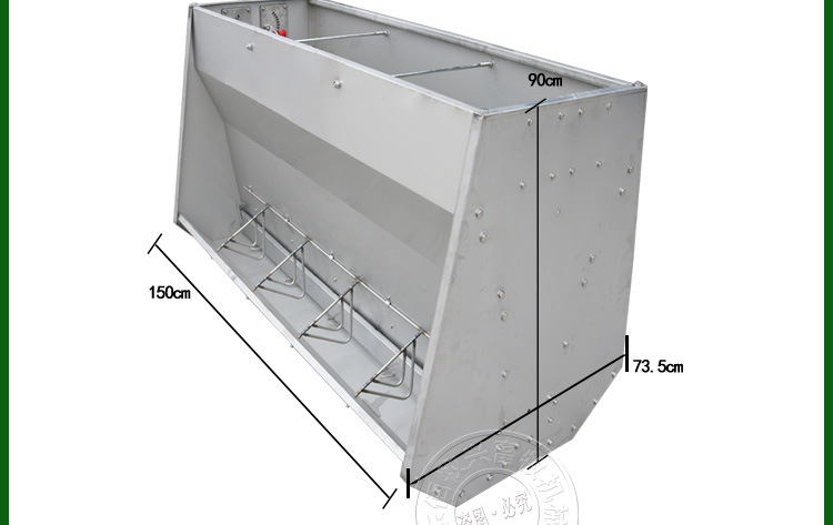 佰牧兴不锈钢双面育肥料槽