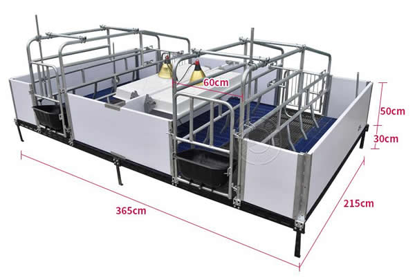 双体母猪产床尺寸